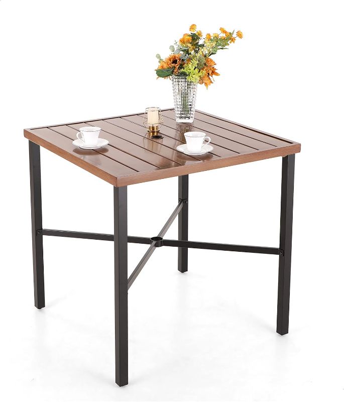 Photo 1 of *BOX 1 AND 2 **
BAR HEIGHT DINING TABLE WHIT 2 SWIVEL MOTION BAR CHAIR 
