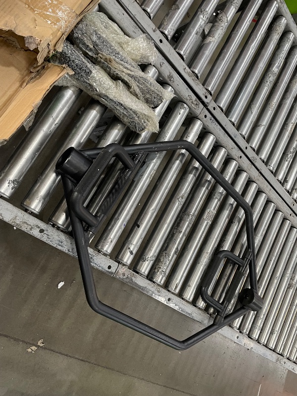 View 2 of (MAJOR USAGE, FOR PART) ynergee 25kg Black Olympic Hex Barbell Trap Bar with Two Handles for Squats, Deadlifts, Shrugs and Power Pulls. 56” Long Bar with 10” Sleeve.