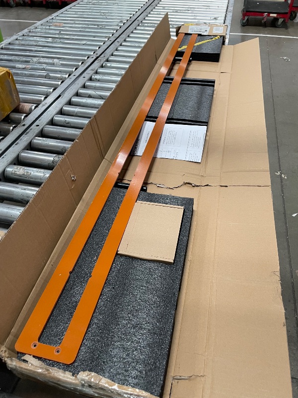 Photo 1 of 1 Pack Large Shelf Brackets Long Floating Shelf Bracket Invisible Floating Shelf Hardware Heavy Duty Floating Mantel Brackets(70"X4"X1.5")