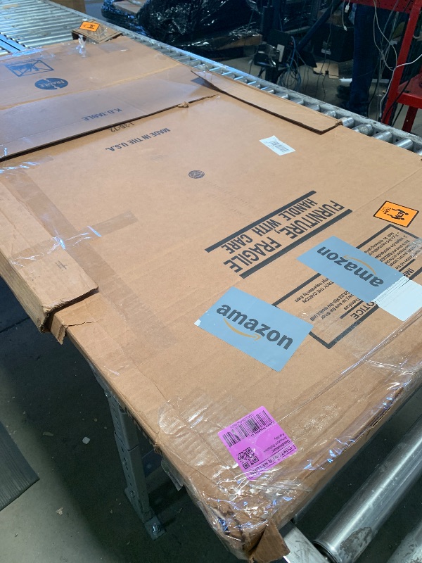 Photo 1 of (see images for damage) Correll 36"x72" Rectangular Classroom Activity Table, Height Adjustable (19"-29"), Medium Oak Durable Thermal Fused Laminate, School Furniture, Made in The USA