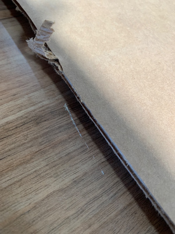 Photo 1 of (see images for damage) Correll 36"x72" Rectangular Classroom Activity Table, Height Adjustable (19"-29"), Medium Oak Durable Thermal Fused Laminate, School Furniture, Made in The USA