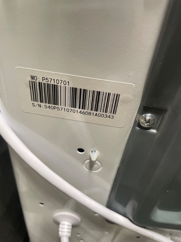 Photo 1 of *******************washers drain pump has a hole in it.*************
BLACK+DECKER Small Portable Washer, Washing Machine for Household Use, Portable Washer 2.0 Cu. Ft. with 6 Cycles, Transparent Lid & LED Display