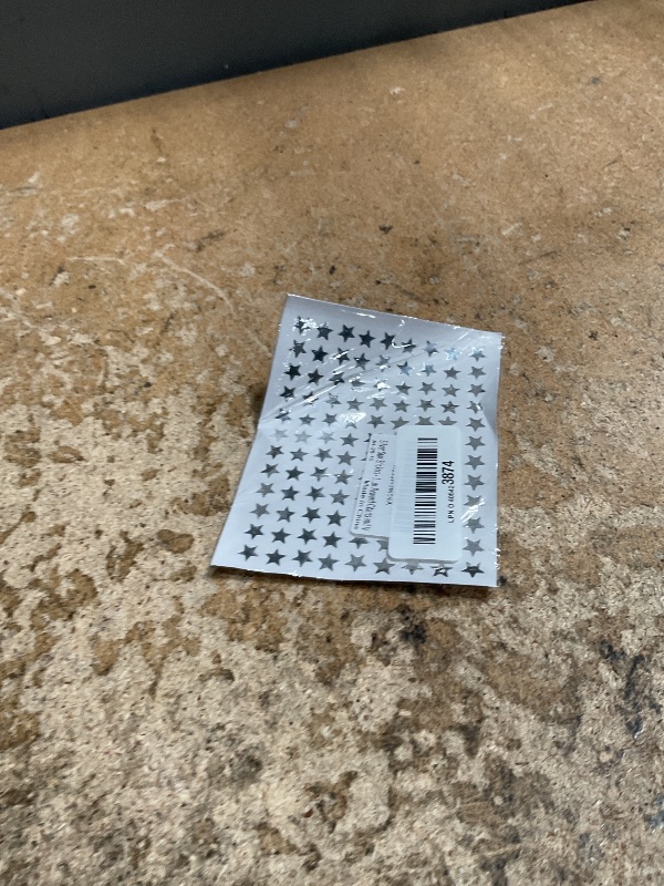 Photo 1 of 0.3" Diameter Silver Star Stickers - 1080 Pcs, 10 Sheets - Reward Stickers for Children, Ideal for Reward Charts and More