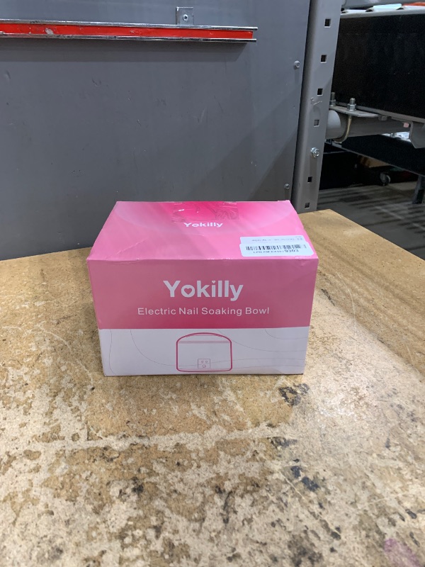 Photo 1 of ***SHOWS SIGNS OF VERY HEAVY USAGE/ NEEDS CLEANING*** Yokilly Nail Soaking Bowl Heated: 50% Faster Nail Soak off Bowl for Women Nail Beginner - Electric Manicure Nail Bowl for Home Salon