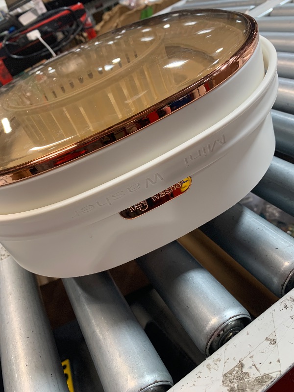 Photo 1 of (see all images) Portable Washing Machine 16L Foldable Mini Washer Machine with Spin Basket Laundry Collapsible Small Underwear Washer Machine 