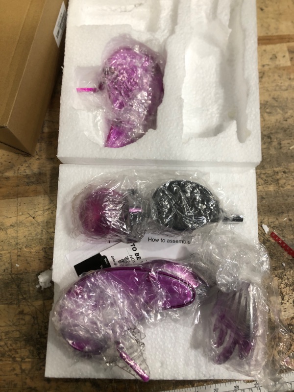 Photo 1 of (missing pieces) AWENDIETOU Garden Solar Lights,Pink Flamingos for Yard Art Decor,Flamingo Gifts for Women,Solar Metal Flamingo Lights Outdoor,Solar Powered Statues for Garden Yard Decor