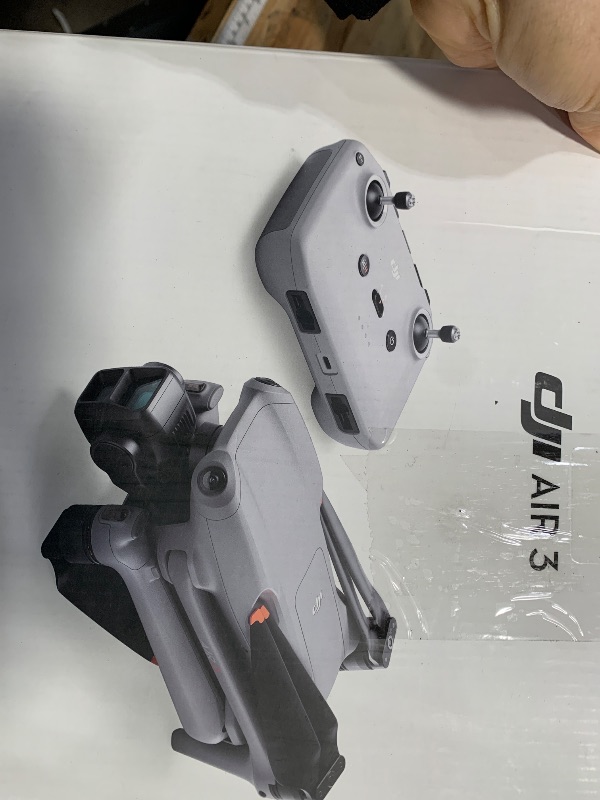 Photo 1 of (LOCKED) DJI Air 3 Fly More Combo with RC-N2 Remote Controller, Drone with Camera 4K, Dual Primary Cameras, 3 Batteries for Extended Flight Time, 48MP Photo, Camera Drone for Adults, FAA Remote ID Compliant