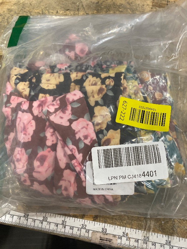 Photo 1 of ***ODOR (PERFUME)***  Beilangchc Womens Underwear Cotton High Waist Panties for Women Pack Tummy Control Floral Print Ladies Briefs Multipack Brief 03-6 Pack - Assorted Colors,L