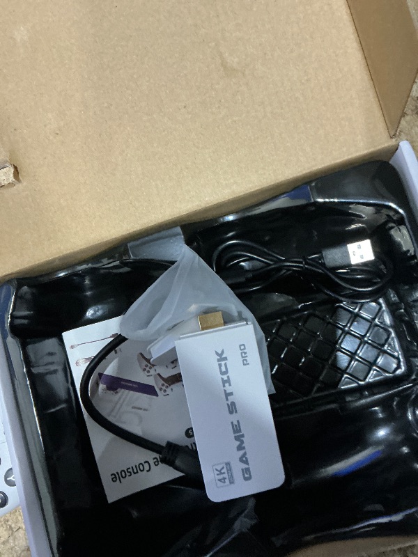 Photo 1 of *UNTESTED NO BATTERIES* 2025 Upgraded Retro Gaming Console Stick, Classic Video Games Stick with 4K HDMI, Built-in 23 Emulators, 20000+ Games - Plug & Play TV Video Gaming Stick with Upgrade Dual 2.4G Wireless Controllers