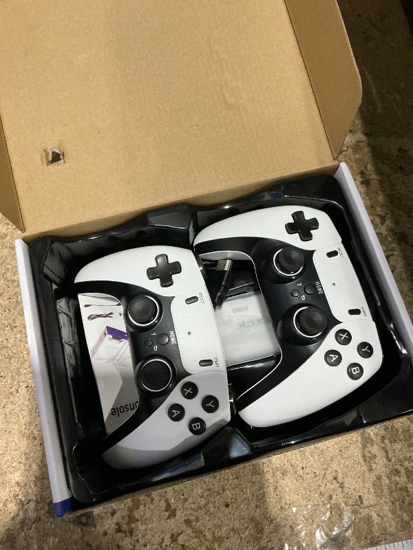 Photo 1 of *UNTESTED NO BATTERIES* 2025 Upgraded Retro Gaming Console Stick, Classic Video Games Stick with 4K HDMI, Built-in 23 Emulators, 20000+ Games - Plug & Play TV Video Gaming Stick with Upgrade Dual 2.4G Wireless Controllers
