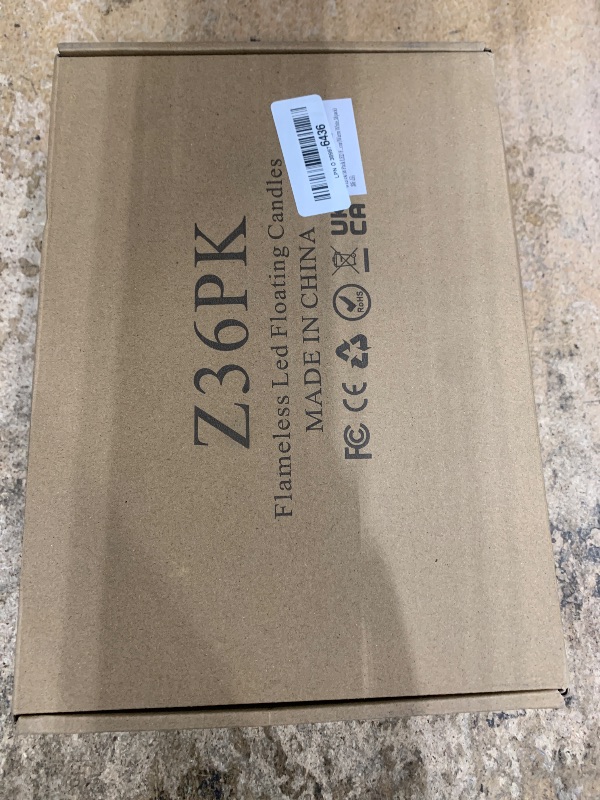 Photo 1 of 36PACK LED Flameless Floating Candles, 3'' Battery Operated Flickering Waterproof Plastic Tealights for Cylinder Vases, Pool, Centerpieces at Wedding, Party, Holiday Decor(Warm White)