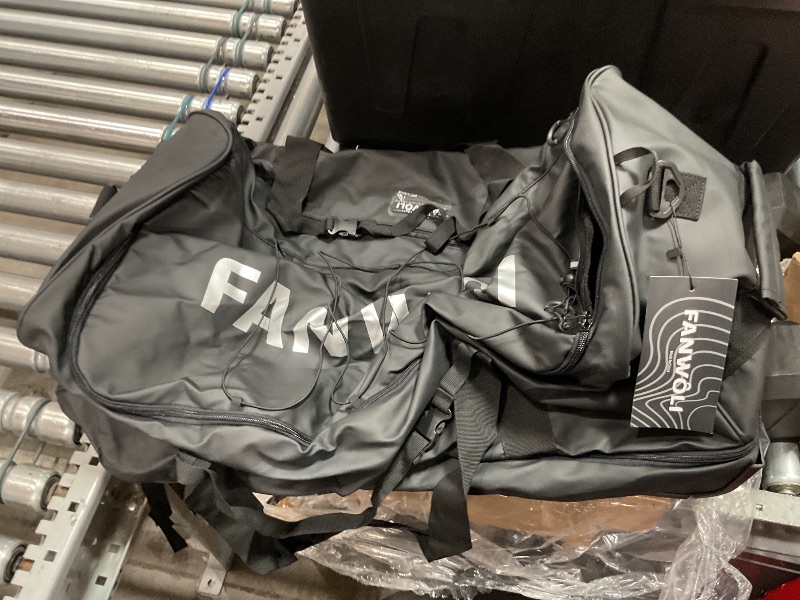 Photo 1 of *UNKNOWN SIZE**FANWOLI BLACK DUFFLE BAG 