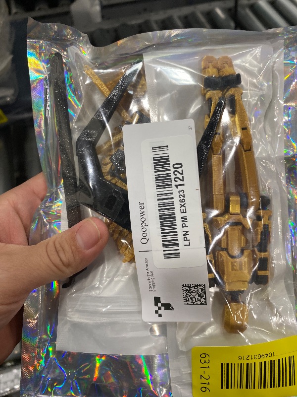 Photo 1 of (Assembly Completed) 3D Printed T13 Action Figure 5.54-inch Dummy Titan 13 Action Figure with 9 Types of Weapons and 5 Types of Hands,?Lucky 13 (Golden)