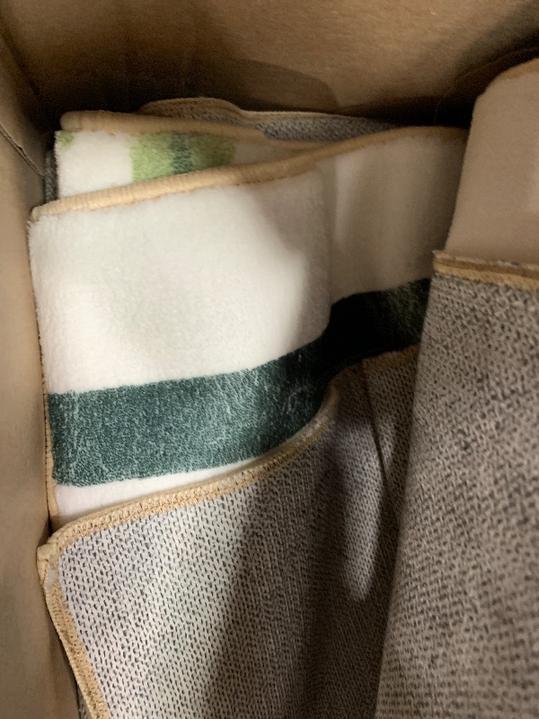Photo 1 of (used/fair) RoomTalks Mid Century Modern Washable Rug Stain Resistant, Boho Cute Aesthetic 8x10 Area Rugs for Bedroom Dining Living Room Office, Green Abstract Tropical Leaves Indoor Rug Plant Botanical Carpet