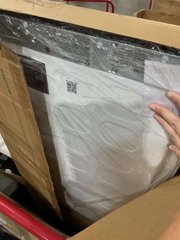 Photo 1 of (DAMAGED GLASS SCREENING) (UNTESTED) Lithonia Lighting CPX 2x4 LED Flat Panel Light, 2 Ft. x 4 Ft. LED Light Panel, Ceiling Lighting Fixture, 4000/5000/6000 Adjustable Lumens, 3500K/4000K/5000K Switchable CCT, Smooth Satin Lens, White