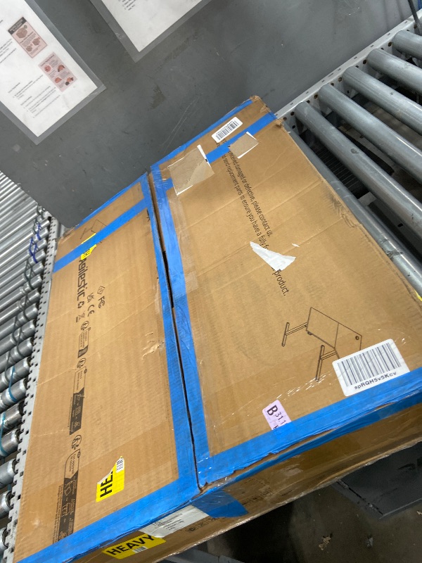 Photo 1 of *******************Minor damage and missing hardware*****************
Agilestic Electric Standing Desk, L-Shaped 55 Inches Height Adjustable Desk, Sit and Stand up for Work Office Home, Ergonomic Rising Computer Table for Home Office with Splice Board, Ru