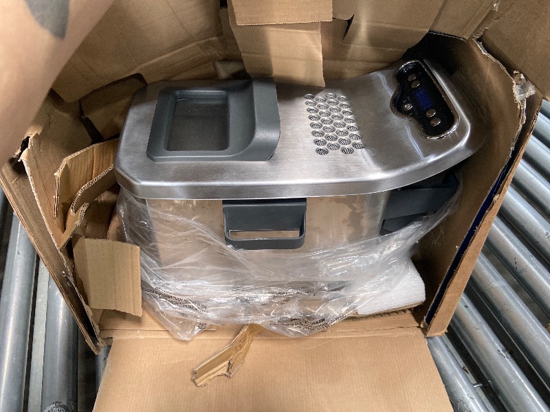 Photo 1 of (parts) (missing frying basket) De’Longhi Livenza Deep Fryer with EasyClean System, Cool Zone, Adjustable Thermostat, Dishwasher-Safe Parts, Large Capacity, Easy Oil Draining, Stainless Steel