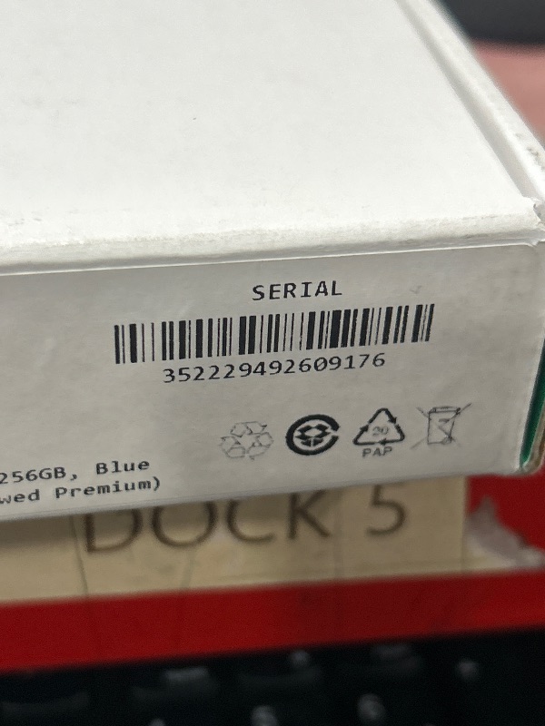 Photo 1 of *** PARTS ONLY - DOES NOT TURN ON *** Apple iPhone 15 Pro Max, 256GB, Blue Titanium - Unlocked (Renewed Premium)