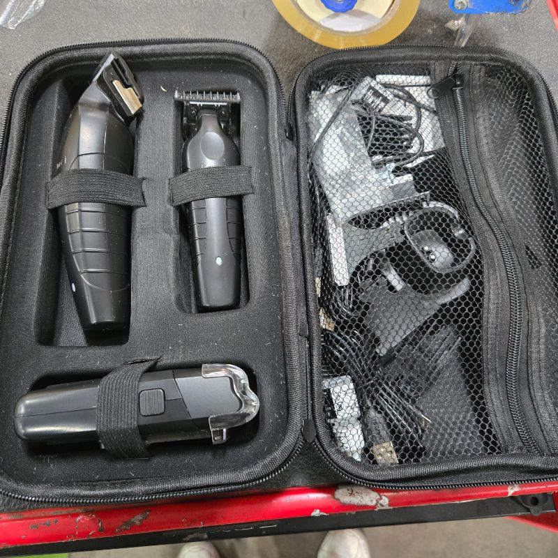 Photo 1 of **SEE NOTES** KEMEI Professional Hair Clipper, Hair Trimmer, Beard Shaver Set for Men, Electric Cordless Barber Clipper Beard Trimmer, Rechargeable Fade Clipper Haircutting Kit, KM-2299, KM-2296, KM-1102