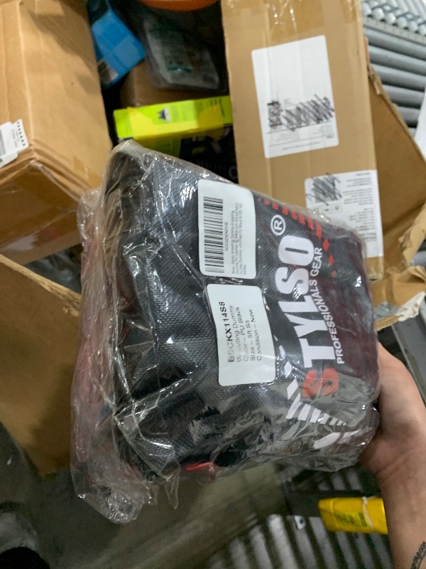 Photo 1 of (missing filling) Stylso Wrestling Dummy Grappling Dummy PU Leather BJJ MMA Judo Karate Adult Jiu Jitsu Dummy - Un-Filled (Black, 6ft / 72 inches)