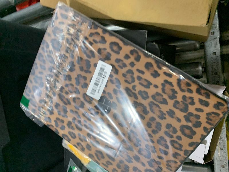 Photo 1 of BYCeke Compatible with MacBook Air 13 inch Case 2022-2018 M1 A2337 A2179 A1932,Leather Leopard Print for Mac Air 13,Cheetah Case with Keyboard Cover for MacBook Air 13-inch Cow Pattern,Leopard Brown