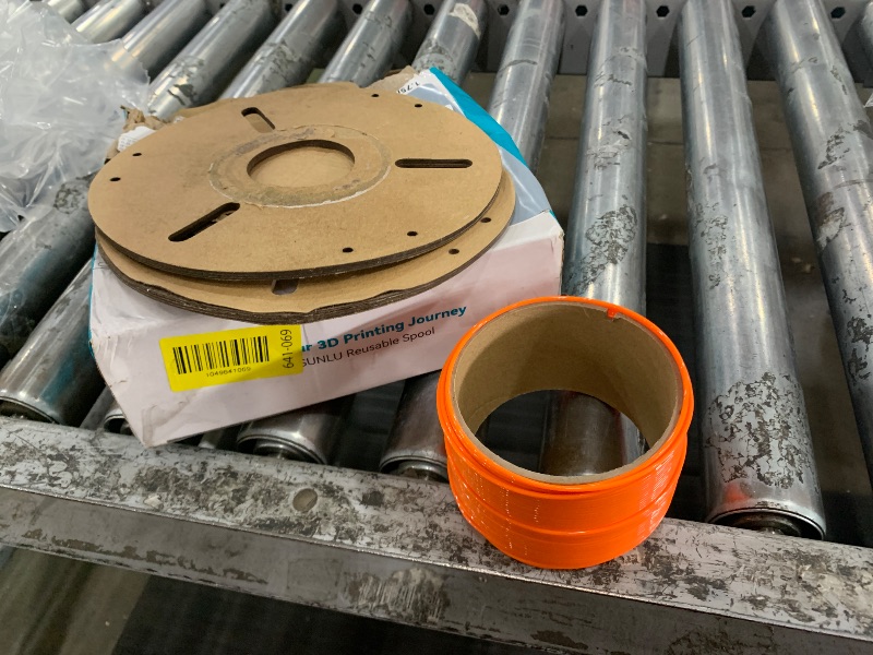 Photo 1 of PETG Filament 1.75mm - 1kg(2.2lbs) SUNLU PETG 3D Printer Filament, Reusable Spool Compatible with Bambulab Refill Filament, 1.75mm Dimensional Accuracy +/- 0.02mm, Orange