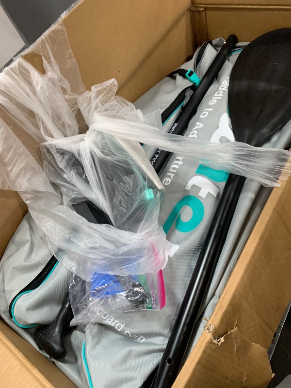 Photo 1 of ***************HAS A RIP THAT NEEDS PATCHING**************
FunWater Stand Up Paddle Board Ultra-Light Inflatable Paddleboard with SUP Accessories for Adults and Youth of All Skill Levels