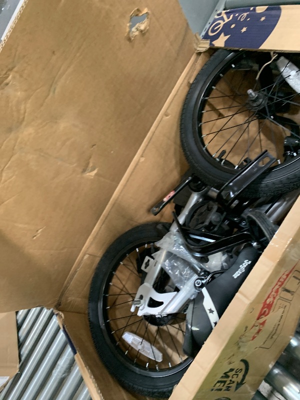 Photo 1 of ***PARTS ONLY***JOYSTAR Boys Bike 16 Inch Kids Bike with Training Wheels for Ages 4 5 6 7 Years Old Boys and Girls, Children Bicycle with Handbrake for Early Rider, Silver