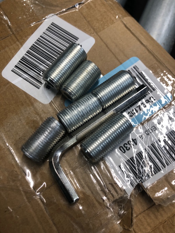 Photo 1 of (incomplete)(see images) Puermto 19.5" 8 Lug 5 Hand Hole Wheel Simulators,Front Rear Polished Stainless Steel 4pcs Bolt On Wheel Cover