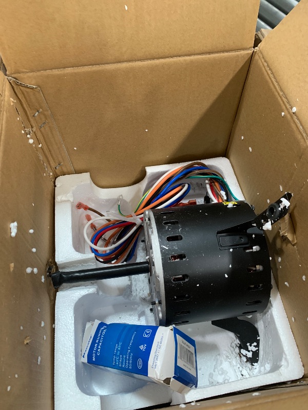 Photo 1 of 0131F00042SP Blower Fan Motor fit for Goodman Amana Janitrol Furnace, 1/2HP 115V 1130RPM/4Speeds 7.0A 375W Replaces B13400-24S 0131F00022SP Y7L623E203T LEUNGOO