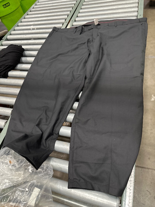 Photo 1 of *** PANTS ONLY *** GATMSTZ Men's Suits Big Tall 3 Pieces 2 Buttons Jacket Vest Pants for Business Wedding Black 66L