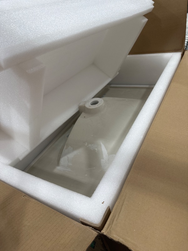 Photo 1 of *** PARTIAL SET - BOX 1 OF 2 ONLY *** YITAHOME 36" Bathroom Vanity with Sink Set, Vintage Bathroom Cabinet Vanity with Resin Basin, Extra Large Storage with 2 Soft-Closing Doors & 3 Drawers, White