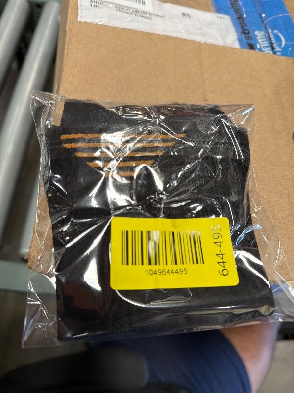 Photo 1 of *USED ONLY PAIR*Doctor's Select 2 Pairs Copper Calf Compression Sleeve - Compression Calf Sleeves Men, Compression Sleeves for Men Leg, Shin Splint Compression Sleeve, Black with Copper, size: L-XL