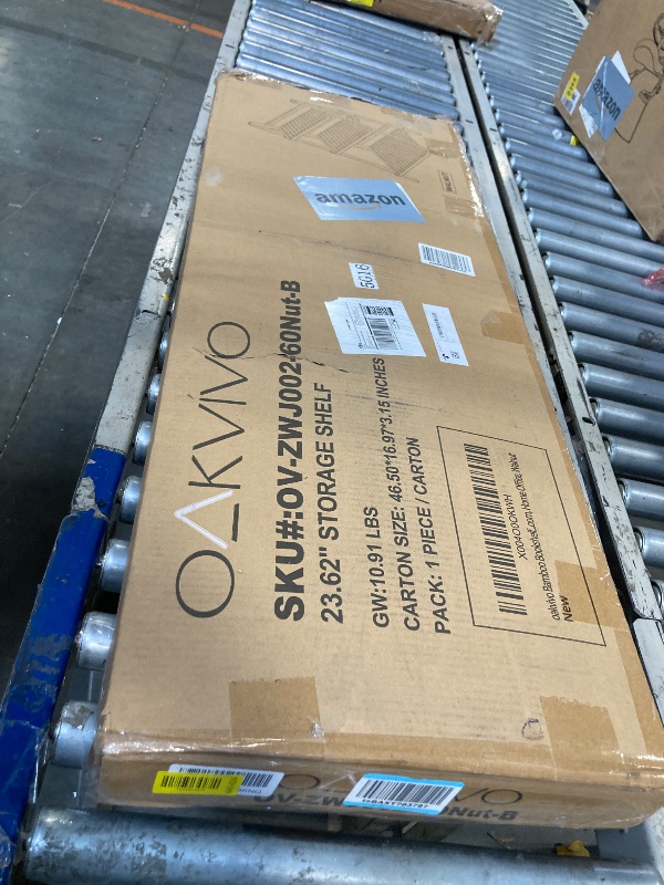 Photo 1 of *MISSING PARTS UNKNOWN*
39.4" Bamboo Ladder Shelf Plant Shelf, 3 Tier Foldable Ladder Flower Pot Display Shelf Rack, 23.6"W x 15"D x 39.4"H, Freestanding Bookshelf for Garden, Balcony, Yard, Patio, Lawn, Living Room, Walnut