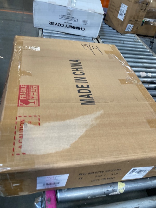 Photo 1 of **UNTESTED**
JBLCC Medicine Cabinet with Light (Full Assembled), 31.5''x23.62'' LED Lighted Bathroom Mirror with Storage, Smart Anti-Fog, Aluminum Wall Mounted or Recessed Medicine Cabinet, Black