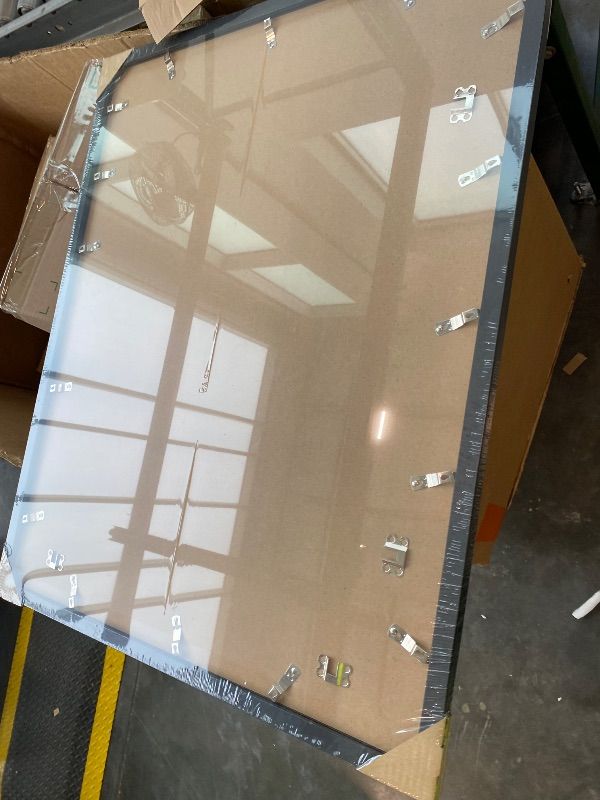 Photo 1 of *Look at pic* Fxojyvo Engineered Wood 24x30 Frame, Black Picture Frame for 24 x 30 Inch Poster Puzzle Photo, Light Weight 24 by 30 Poster Frame with Wood-grain for Wall - 1 Pack/Black/24 x30