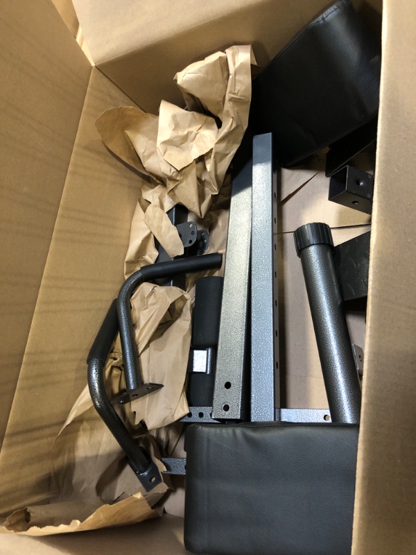 Photo 1 of *** MISSING SCREWS **** FITKS360 Roman Chair Hyperextension Bench – Adjustable Back Extension Machine for Glutes, Hamstrings & Lower Back – Foldable Multi-Purpose Workout Equipment for Home Gym