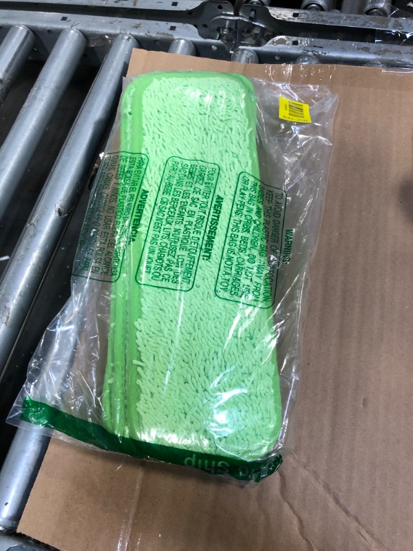 Photo 1 of *** MISSING 1 *** UNIMADE Reusable Mop Pads for Swiffer PowerMop, 8 Pack Microfiber Mop Pad Refill with Scrubber Strips for 13''-15'' SprayMop, Washable Mop Pads Use for Most Floor Types, Designed for Pets - Green
