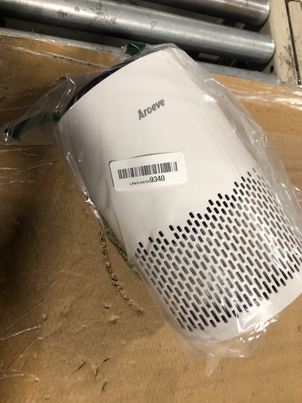 Photo 1 of ***IT DOESN'T COME WITH A CHARGING CABLE***AROEVE Air Purifiers for Bedroom Home, 3 Layer Filter for Smoke Pollen Allergies Pet Dander Odor, Sleep Mode for Better Sleep, Energy Saving, 3 Speeds, Timer for Office, Dorm, Kitchen, MK01, White