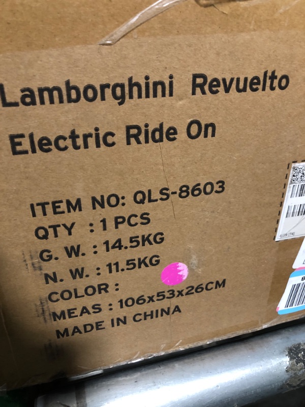 Photo 1 of  Lamborghini kids ride on with scissor door car