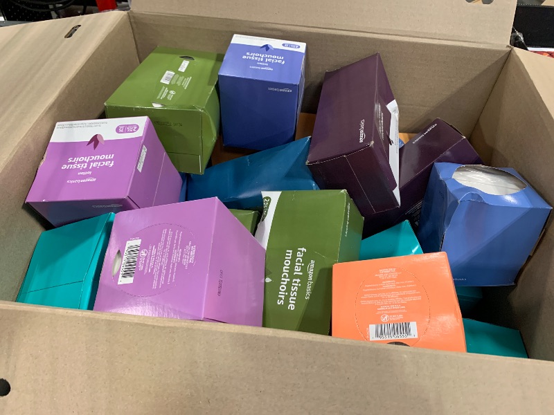 Photo 1 of *** NO RETURNS*** FINAL SALE*** 
Amazon Basics 2-Ply Ultra Facial Tissue with Lotion,