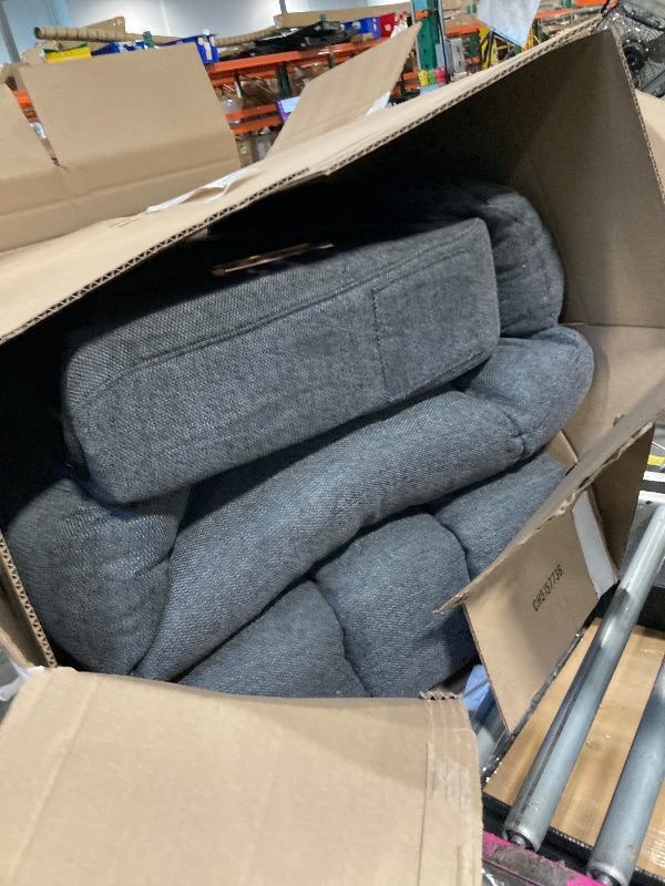 Photo 1 of *USED*
Giantex Folding Floor Chair with 6-Position Adjustable Backrest, Armrests & Removable Pillow, 330Lbs Capacity, Indoor Lazy Sofa Armchair, Chaise Lounger, Gaming Recliner for Living Room Bedroom, Grey