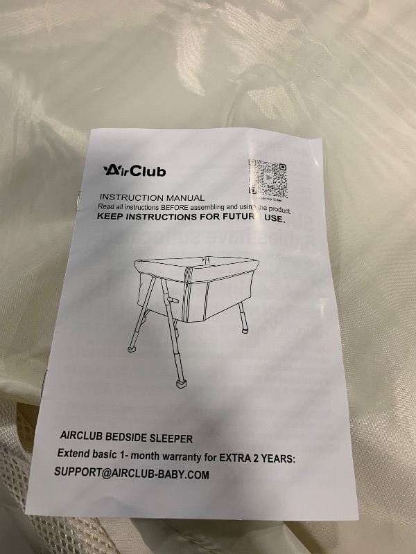 Photo 1 of **** IMAGE SIMILAR TO THE PRODUCT******
Kiniew Baby Crib for Newborn, Baby Bassinets Bedside Sleeper with Breathable Mesh & Mattress, Easy Move Crib for Newborns with Lockable Wheels, 4-Adjustable Height Beside Bassinet (Beige)