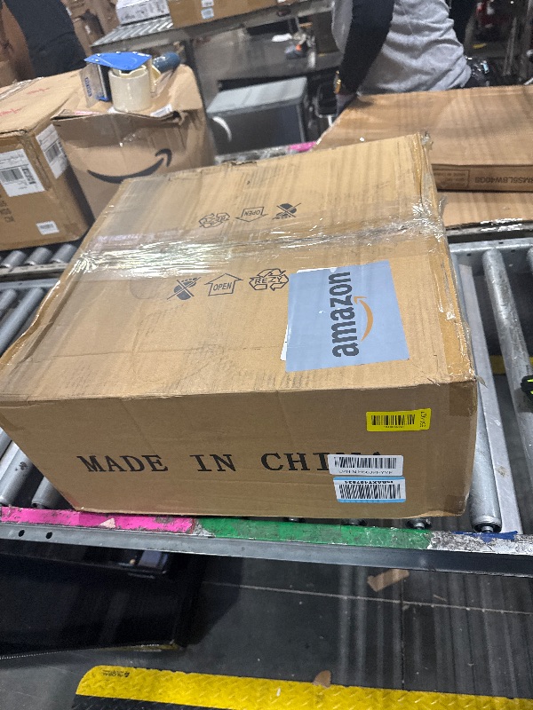 Photo 1 of ***MISSING PARTS*** ***READ CLERK NOTES*** shitougu Crystal Caged Ceiling Fan with Light Flush Mount, 20inch Crystal Ceiling Fan with Light and Remote, Gold Crystal Fandelier Ceilings Fans with Lights for Bedroom, Dining Room, Living Room