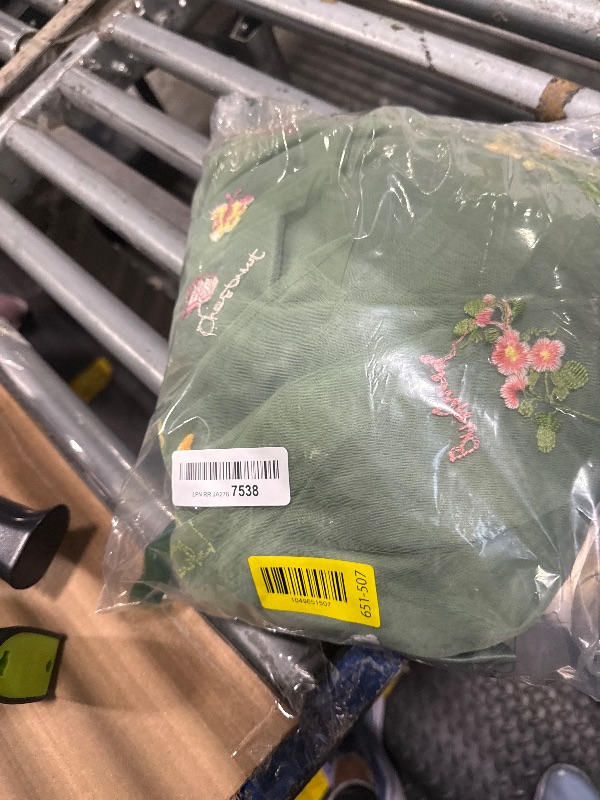 Photo 1 of IBTOM CASTLE Spring Dresses for Girls 140 : Flower Girls Spaghetti Strap Tulle Floral Dress Long A Line Wedding Pageant Dresses Princess Birthday Party Ball Gown Formal Dress Sage Green 10 Years