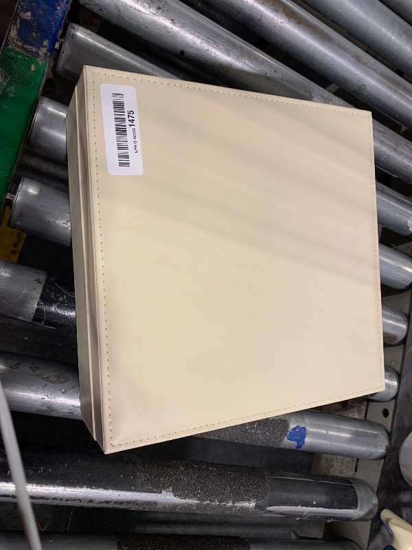 Photo 1 of ** MISSING PIECES **Frebeauty Earring Organizer Classic Jewelry Box 50 Slots Double Layer Jewelry Storage Case with 6 Necklace Hook and Bracelet Pocket(Beige)