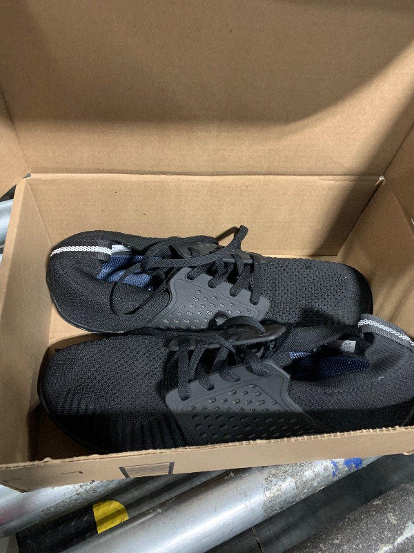 View 2 of ***USED***WHITIN Men's Trail Running Shoes Minimalist Barefoot Wide Width Size 13.5 Toe Box Gym Workout Fitness Zero Drop Parkour Road Breathable Beach Black 47
