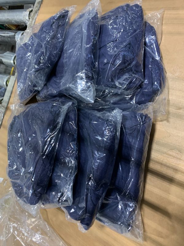 Photo 1 of *** 8 PCS *** Newwiee 12 Pcs Patio Outdoor Cushion Covers Replacement Waterproof Stretch Sofa Couch Cushion Covers Washable Individual Couch Slipcovers Set Furniture Protector for Pets(20-27 Inch,Navy)