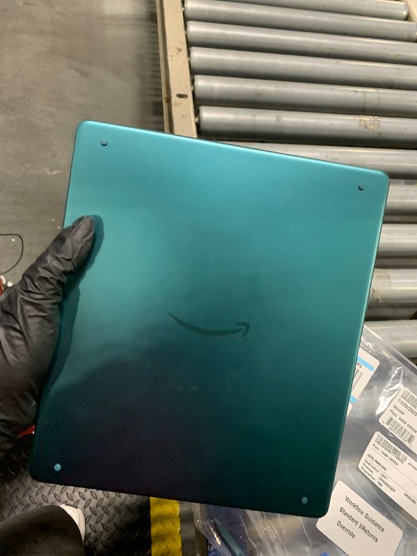 Photo 1 of ** USED/ UNTESTED *** New Amazon Kindle Scribe (64GB) - Redesigned display with uniform borders. Now write directly on books and documents. With built-in notebook summarization (Metallic Jade) - R