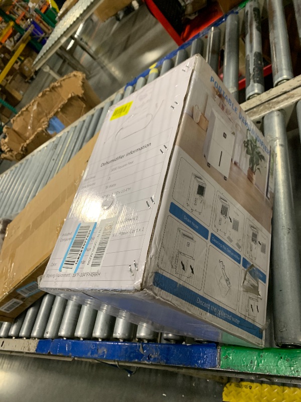 Photo 1 of **MINOR DAMAGE - USED**
DEVERSE Max 25 Pints Dehumidifier for Home/Bedroom/Basement, 1500 Sq.Ft Coverage, with Drain Hose, Smart Humidity Control & Large Tank